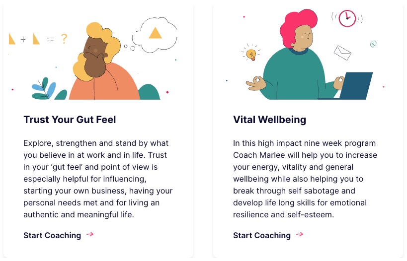 Marlee's Vital Well-Being online coaching program
