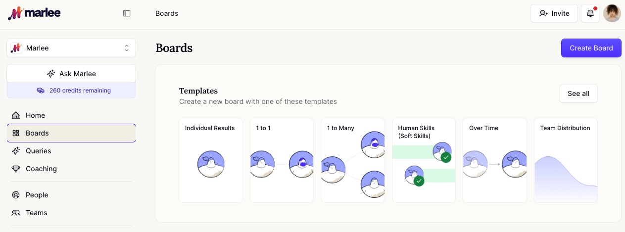 Find the Over Time Board under the Boards menu, under Templates